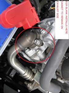 Nissan 2.5ltr EGR Blanking