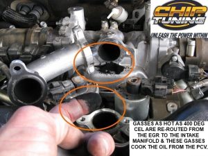 EGR Soot from V8 Land Cruiser