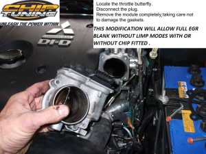 THROTTLE PLATE MOD FOR FULL EGR BLANK 1