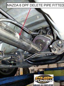 Mazda 6 DPF delete pipe