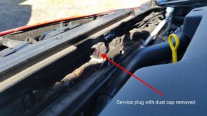 Mazda 3 Service Plug Alt